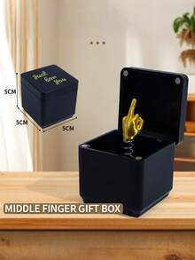 Pop-Up Middle Finger Surprise Gift Box - Prank Novelty Gag Gift For Adults, Office Desk Decor, Wedding, Birthday, Bachelorette Party, Christmas, April Fools & Holiday Pranks - Funny Practical Joke Gift For Friends, Family, Husband, Wife, Boyfriend, Girlfriend,Add Joy To The Party. - Multicolor - View 11