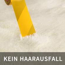 1 Piece Fluffy Shaggy Living Room Rug,Tie-Dye Ultra Soft Bedroom Floor Carpet, Non-Slip Indoor Mat, Home Decor For Kids Room - Cream White - View 6