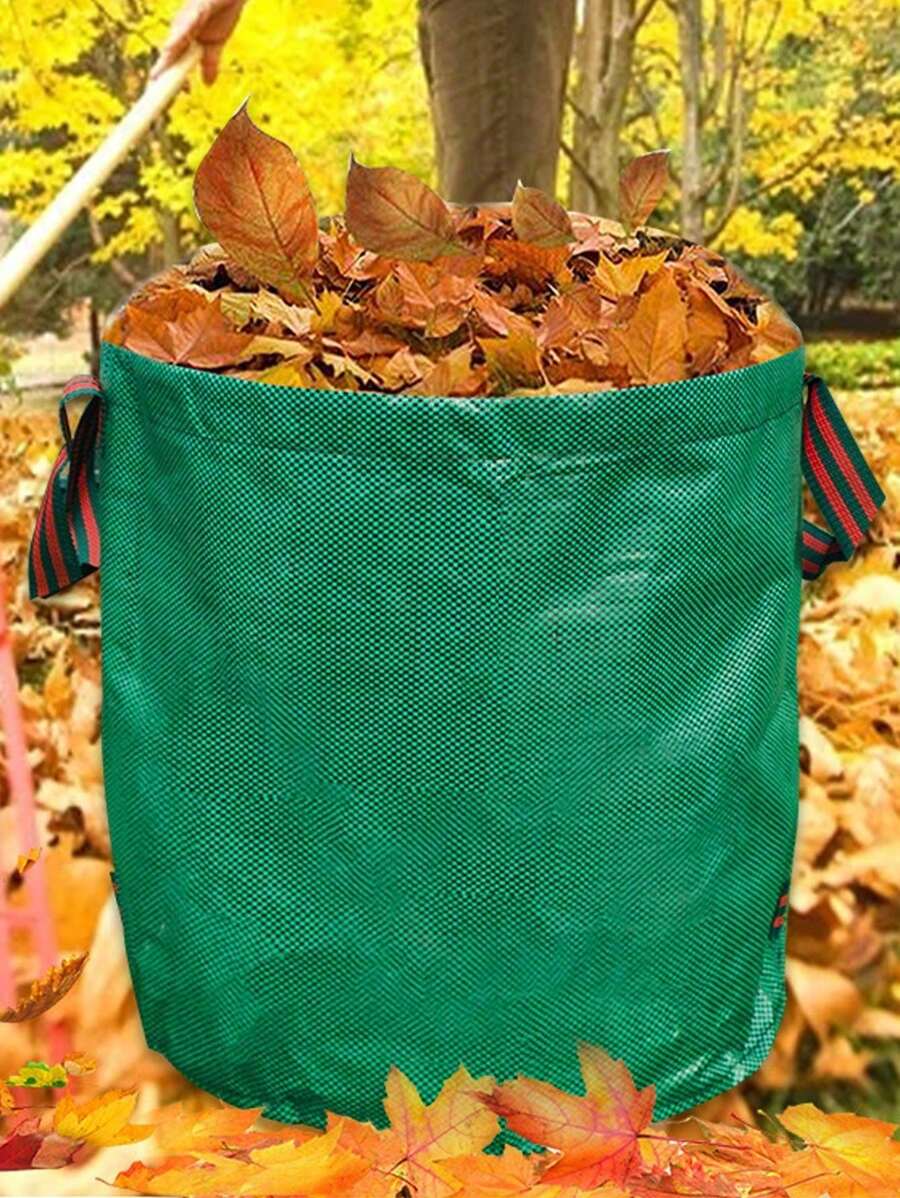 1 Stück wasserdichte & große Kapazität Blatt Tasche, zusammenklappbarer Gartenabfall Sack für Blätter & Gras Sammlung Outdoor
