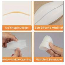 4pcs Silicone Bra Strap Holder, Invisible Non-Slip Adjustable Strap Holder, Prevents Falling, Painless, Everyday Essentials