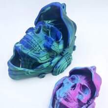 1pc 3D Printed Mechanical Girl Desktop Ornament, Transformable Desk Toy, Crafts Gift For Men, Collectible (Note: Due To 3D Printing, Color May Vary Slightly From The Actual Product)