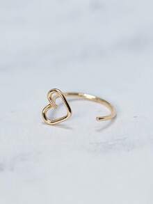 S925 Sterling Silver Nose Studs 14K Hypoallergenic L Shaped Heart Nose Rings For Women Men Nose Piercings Jewelry - Single Nose Stud - View 7