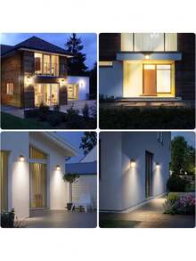 1pc New Solar Wall Lamp, Solar Induction Lamp, Tungsten Filament Lamp, Street And Area Lighting With Motion Sensor, Automatic Switch From Dusk To Dawn, Transparent Panel, And Energy-Saving Design, Suitable For Outdoor Porch, Entrance, And Front Door Lighting, Household Wall Lamp, Garden Entrance Door, Villa Balcony Light Control Wall Lamp, Waterproof And Lightning Protection, Electric Charging Courtyard Lighting