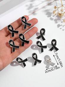 5 Stücke/Set süße rosa Schleife Brosche Anstecknadel, Revers-Anstecknadel-Set für Hemdkragen, Anti-Blinklicht Valentinstag