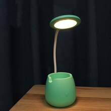 LED Eye Protection Desk Lamp Pen Holder Touch Bedroom Student Learning Reading Bedside Lamp Charging Desktop Night Light