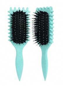 New Curly Hair Brush,Reduce Hair Pulling And Curl Separation,Detangling, Shaping Curls,Hair Styling Tools For Women, , Wet And Dry Hair Designed By Candybrush