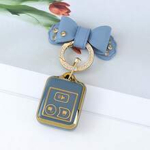 1 Exquisita llavero con lazo;Funda de TPU para llavero compatible con modelos seleccionados - Carcasa de llave de coche flexible compatible con F-150, F-250, F-350, Escape, Explorer, Expedition, Ranger y talla grande - Accesorio de llave con protección mejorada