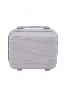Living And Home 4-Piece (Lightweight PP) Lockable Suitcase Set – 14"/20"/24"/28" Expandable Luggage With Silent Wheels & TSA Lock – Nesting Design For Compact Storage - Light Grey - View 5