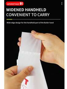 50PCS/100PCS Thicker Thank You T-Shirt Plastic Bags For Commercial Use, Vest Backpacks, Food, Gifts, Grocery, Shopping, Restaurants, Convenience Stores