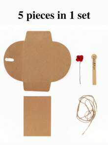 1 Set Of Kraft Paper Greeting Cards, Invitations, Invitations With Dried Flowers And Envelopes, Suitable For Weddings, Graduations, Holidays, Birthdays, Parties, Bridal Gifts, Valentine's Day, Teacher's Day, Christmas, New Year, Graduation Season, Gift Cards, Invitation Cards,Fathers Dad Gift,Teacher Gifts, Teacher's Day, Thank You Teacher