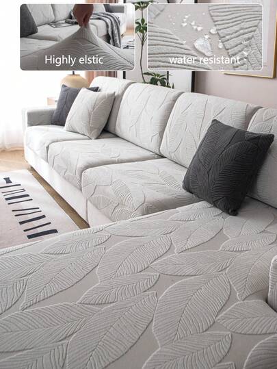 1 pezzo Copridivano elasticizzato, copriseduta per divano con copertura completa antiscivolo, adatto per tutte le stagioni, copridivano imbottito in tessuto, lavabile in lavatrice, anti-polvere, adatto per animali domestici, in tessuto morbido, colore grigio chiaro, adatto per camera da letto, ufficio, soggiorno, divano ad angolo e divani da 1/2/3/4 posti