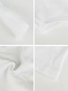 1pc Women Seamless White Shapewear Top, Tummy Control & Waist Shaping