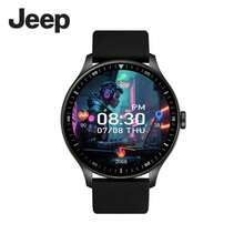 Jeep Jam Tangan Pintar  Z02 Pro Original Tahan Air untuk Wanita dan Pria, Layar 1,53 Inci, Panggilan Bluetooth, Pengukur Tekanan Darah, Baterai Tahan Lama, Kebugaran, Olahraga, Lari, Penghitung Langkah, Kalkulator, Musik, Jam Alarm untuk Ponsel Android dan iOS - Hitam - View 14