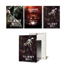 1 stuk wandkunstposters frameloos Silent Hill 1 2 3 spel filmposter kunst canvas schilderij wandkunst thriller spel foto's voor slaapkamer spelkamer muur woondecoratie