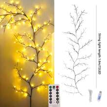 LED Tree Branches And Vines, Rooms, Bedrooms, Walls, Decorations, USB, Eight Functions, Bendable Vine Light
