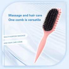 Professional Salon Hair Straightening Brush, Scalp Massage Comb, Hairdresser Styling Tools