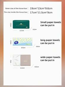 Vintage Rattan Desktop Paper Towel Holder Box, Home Dining Table, Bedroom, Living Room, Lightweight Luxury Tissue Box - Multicolor - View 6