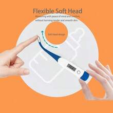 2pcs Digital Oral Thermometer For Adults, Used To Measure Fever - Blue and White - View 8