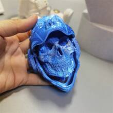 1pc 3D Printed Mechanical Girl Desktop Ornament, Transformable Desk Toy, Crafts Gift For Men, Collectible (Note: Due To 3D Printing, Color May Vary Slightly From The Actual Product)