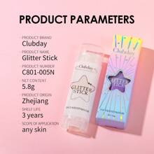 Crema glitter per trucco, gel glitter, facile da usare ruotando e svitando. Prodotti per trucco corpo, decorazioni per testa, viso e corpo, colorazione capelli, smalto glitter, utilizzabili per performance di carnevale, festini di club notturni.