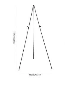 Metal Art Easel Stand, Instant Floor Poster, Lightweight, Foldable, Portable, With Tripod Base