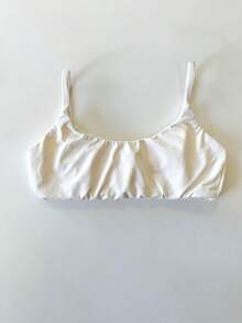 Fitness Strappy Top With Adjustable Straps, Cropped Zero Transparency, Polyamide - 黑色 - 查看 6