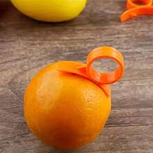 3 Sets Of Orange Peelers With Lemon Peeler Rings - Orange - View 6