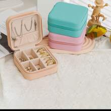 1pc/5pcs/10pcs/20pcs/30pcs Personalized Jewelry Storage Box, Customized With Name, Letter, Anniversary Date, Perfect Gift For Girlfriend, Anniversary, Fashion, Colorful, Casual, Minimalist, Personalized, Unique, Ideal Gift For Girlfriend, Family, Friends, Suitable For Valentine's Day, Birthday, Graduation, Wedding, Prom