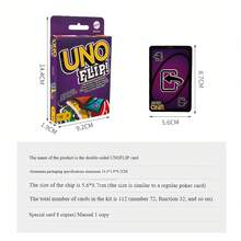 ​Mattel UNO Official Collection:   & TRANSFORMERS Multi-Edition Card Game Bundle - 112 Cards Per Deck, 2-10 Players, Themed Party Game With Robotic Transforming Mechanics​ - GDR44 Mattel UNO Flip Playing Cards - View 5
