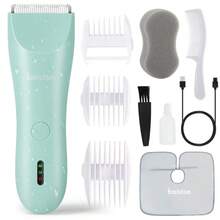 Baistom Baby Hair Clippers, Quiet & Dual-Mode Hair Cutting For 0-12, W - 1 - View 1