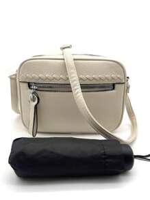 Bolsa de cintura casual feminina, pochete retrô de PU, mochila de viagem com vários bolsos para atividades ao ar livre