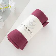 1pc Solid Color Women Scarf,Daily Wear Hijab,High Quality Wrinkle Soft Breathable Comfortable Headscarf Shawl For Women - Multicolor - View 28