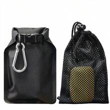 Túi đựng xà phòng du lịch di động, Vỏ chống thấm nước, chống rò rỉ, Túi đựng xà phòng tiêu chuẩn khô nhanh, Dùng cho các vật dụng cần thiết khi đi cắm trại, Tắm ngoài trời, Hộp đựng - Nhiều màu - Xem 7