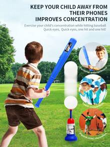 Máquina lanzadora de béisbol para niños, juego de entrenamiento deportivo. Lanzador de juguete de béisbol para niños, para interior y exterior. Regalo para niños y niñas, interacción padres-hijos/juego individual, con certificados completos