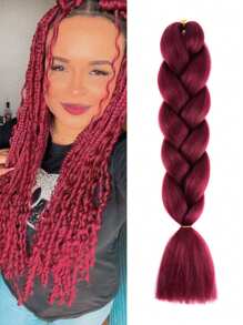 Estensioni per trecce arcobaleno da 24 pollici, capelli sintetici viola professionali, trecce jumbo, estensioni per capelli colorate a gradiente africane per intrecciare all'ingrosso per Ognissanti e Natale