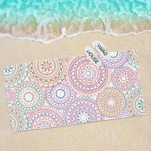 Oversized Bohemian Style Beach Towel - Soft, Lightweight, Super Absorbent Microfiber Towel Suitable For Travel, Swimming, Camping, Yoga, Fitness, Beach Vacation And Beach Parties - A Perfect Gift For Family And Friends - Multicolor - View 52