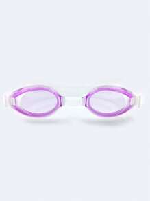 A Pair Of Waterproof And Anti Fog Swimming Goggles, Essential For Practical Training, With Simple Colors And Complimentary Earplugs, Suitable For Children And Teenagers To Wear