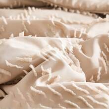 7-Piece Cozy Tufted Comforter Set For King - Soft Microfiber, Lightweight, Breathable - Twin/Full/Queen/King, And Bed In A Bag, Suitable For All Seasons, Comes With Comforter, Flat Sheet, Fitted Sheet , PillowSham And Pillowcases, Ideal Gift,Room Decro - 卡其色-03 - 查看 6