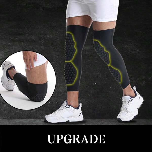 Rodilleras y manguitos para pantorrilla deportivos ligeros para mujer - Rodilleras de baloncesto con panal transpirable, equipo de protección deportiva para exteriores, soporte de rodilla suave antideslizante para correr, voleibol y entrenamiento