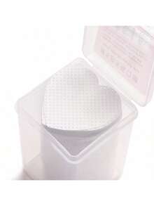 1080pcs Square Lint-Free Nail Polish Remover Pads, 200pcs Heart-Shaped Lint-Free Nail Polish Remover Pads, Eyelash Glue Bottle Cleansing Wipes - Multicolor - View 14