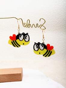 Pink Snail Lustige süße Aussage handgemachte Samen Perle Ohrstecker, Cartoon Kawaii Ohrringe, Mode Schmuck, Regenschirm Katze Tierfreund Acryl Harz Tropfen Ohrringe für Frauen/Mädchen, Sommer/Winter Urlaub, Feiertag, Strandparty, Geschenk für sie, Paare, Ostergeschenk