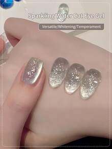 annies 5毫升 1支 特殊气泡水玻璃珠猫眼磁性凝胶指甲油，可卸除UV/LED，新款闪亮蓝色水晶猫眼凝胶美甲沙龙DIY - 彩色 - 查看 8