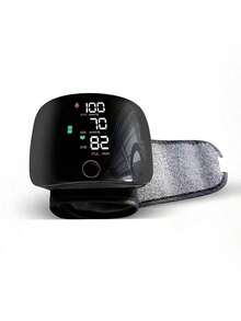 Tensiómetro Digital de Muñeca con Voz en Español y USB Recargable, Monitor de Presión Arterial Automático con Regulación Inteligente, Baumanómetro Digital para Uso Doméstico, Color Negro - Negro - Ver 3