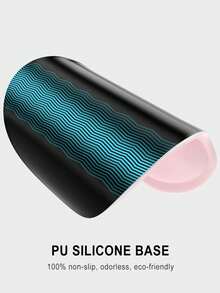 1pc Silicone Comfortable Thickened Anti-Slip Wrist Rest Mouse Pad With 3D Stereo Effect, Suitable For Office - Multicolor - View 6