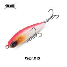 KINGDOM Señuelos de pesca en forma de lápiz pequeño de la marca Kingdom, cebos artificiales de calidad alta de hundimiento lento de 40mm/4g, wobblers para equipo de pesca