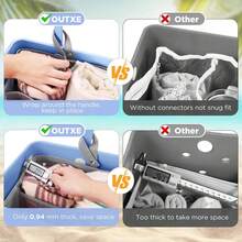 Beach Tote Organizer Insert – Lightweight Mesh Storage Divider For XL  Accessories, Sandproof Compartments