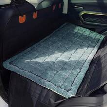 ZD-Accessories    Backseat Pet Bed, Truck Plaid Dog Bed Car Back, Deluxe Dog Covers, Non-Slip Travel Pet, Fit Backseat Extenders And Trucks SUVs (, 24.8x54 Inch)       Stuff - 藍色 - 查看 4
