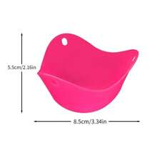 1 Set/2 Pcs Silicone Food Steamer Egg Cups Eggs Poacher Soft High Temperature Resistant Formed Pot Available Digester Mold Kitchen Cooking