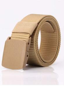 1/2/3件自动扣尼龙腰带男军用战术腰带男士军用腰带帆布腰带腰封高品质皮带 - 彩色 - 查看 7