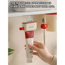 Magnetic Toothpaste Squeezer Lazy Toothpaste Squeezer Facial Cleanser Bathroom Manual Pigment Squeezer Toothpaste Squeezer - Multicolor - View 6